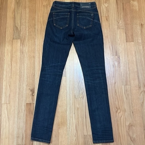 Sportmax Code Skinny Jeans Perfect Fit In Dark Denim Size 28 - Picture 2 of 10